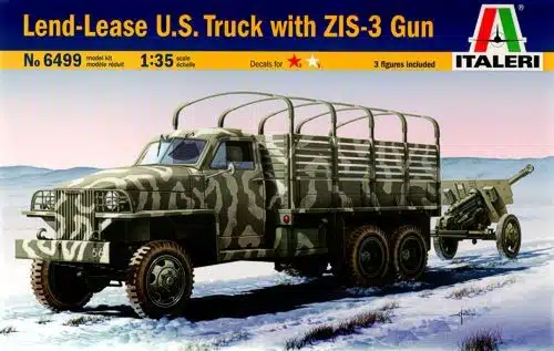 Italeri 6499 Land lease U.S. Truck &Zis-3 gun