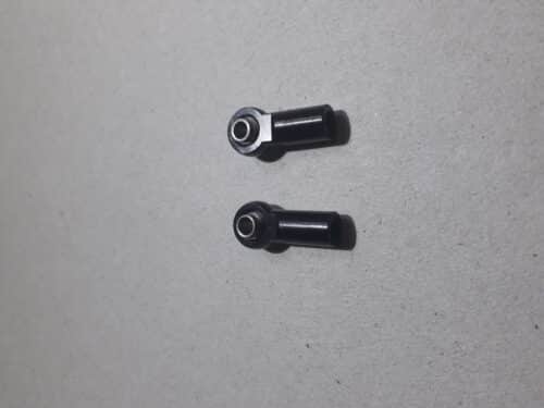 kogel link Aluminium zwart M3 as 3mm 2 stuks