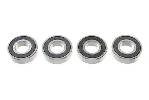 Kogellager 10x22x6 chrome "ABEC 3", Rubber dic