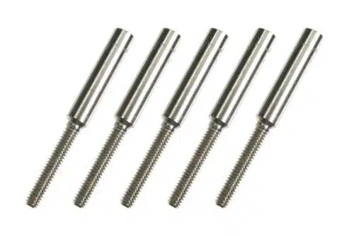 Kwiklink koppelstuk met schroefdraad M 2 huls 1,5