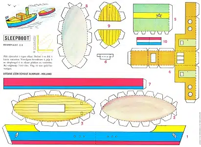 Leon Schuijt C7/C8 Treintje + Sleepboot