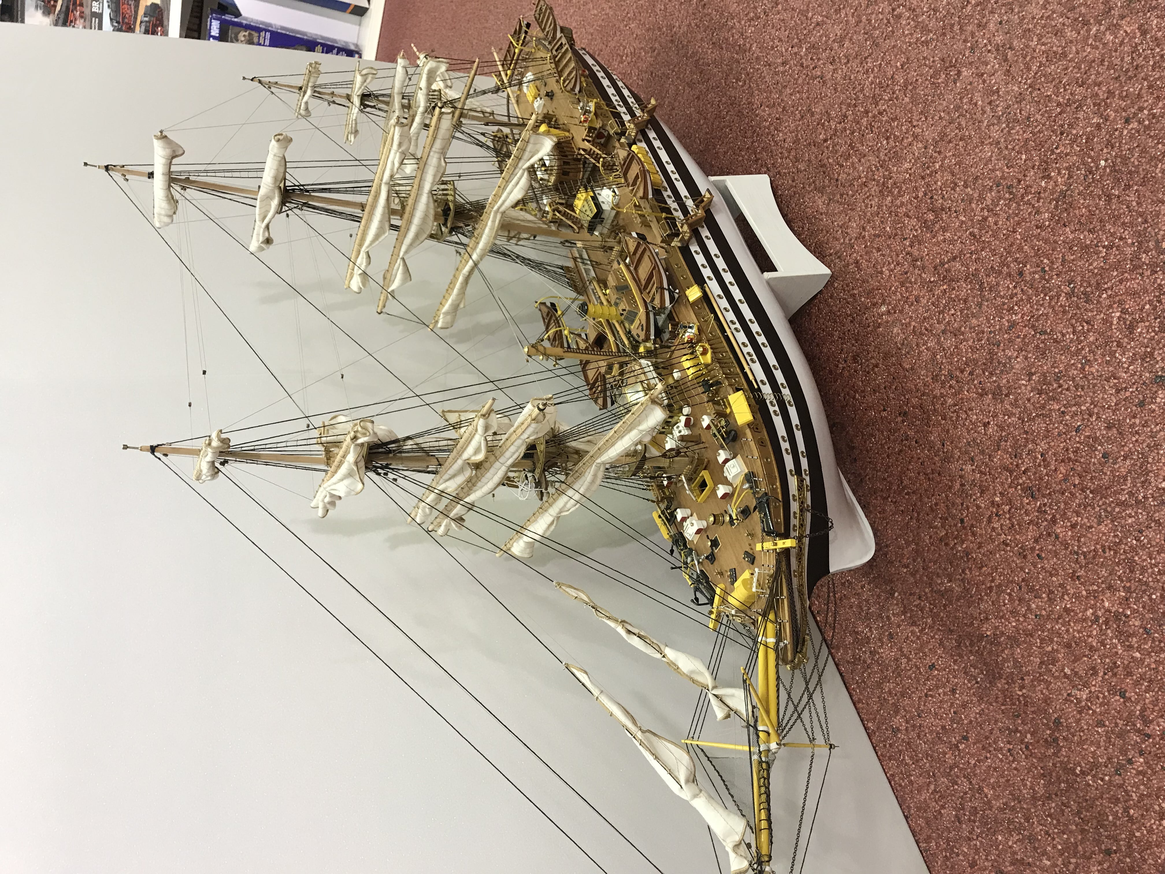 mantua 741 Amerigo Vespucci- scala 1/84 netjes gebouwd