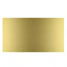 Messingplaat 0,4 10 x 25 cm ( 1 st )