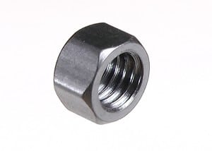 Moer zwart M1.6 zeskant speciaal voor modelbouw ( 10 ST )