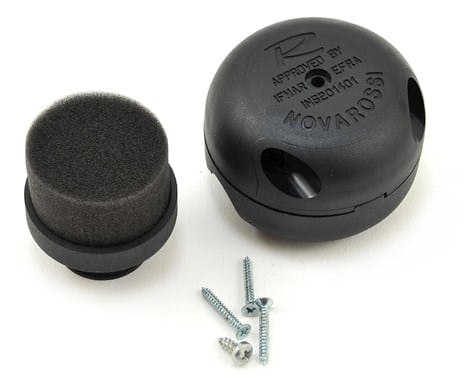 novarossi 30006 Black ins-box set 1/8 on road met noiselss 4 screws+1 filter (nieuw)