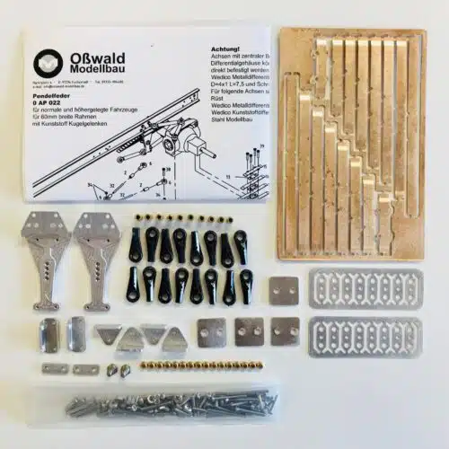 Osswald Modellbau 0 AP 022 Pendelfederaufhangung normale und hohe
