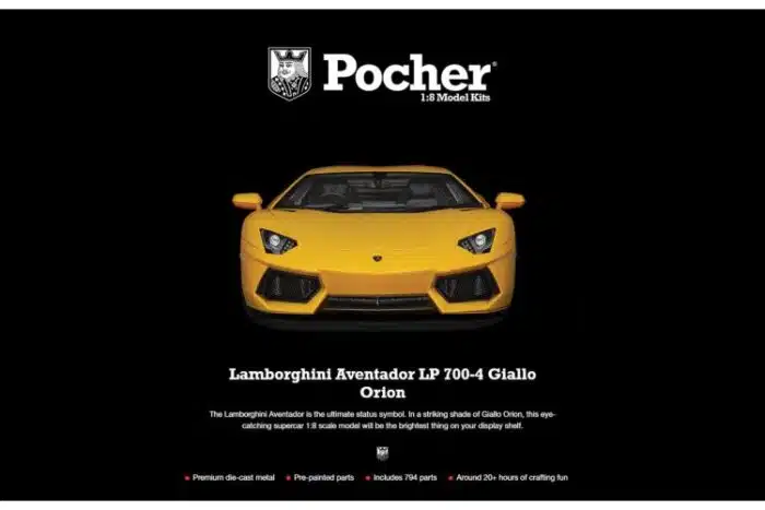 Pocher HK119F Lamborghini Aventador Yellow