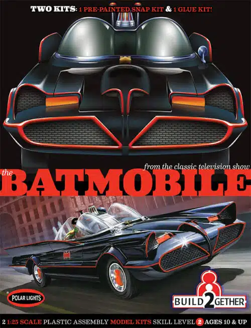 polar lights 907 Batmobile 2 pack snap & glue kit