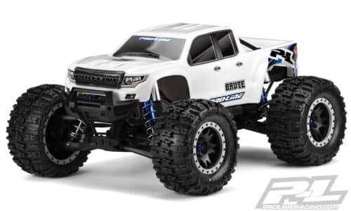 Proline 3513-17 Pre-Cut Brute Bash Armor Body White For X-Maxx