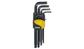 Proxxon 23946 Haakse sleutelset voor inbusschroeven 1,5 - 10 ( 9 dlg )