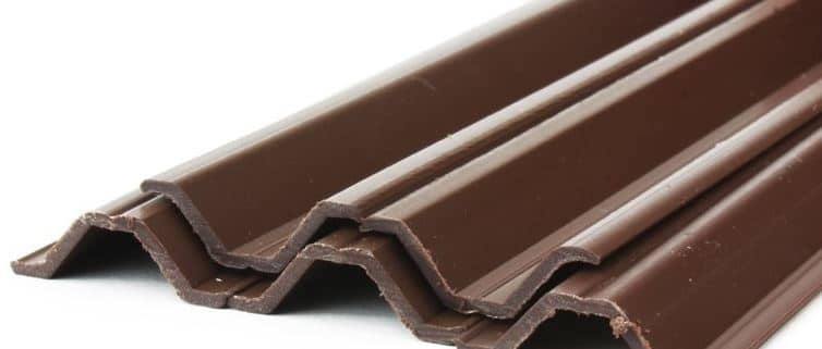 Raboesch 470 54/3 Sheet pile profile h0 scale 1:87 ( 17.4x5,6 ) 33 cm ( 5 st )