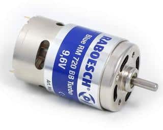 raboesch Blue RM 720 turbo Brushed Motor 9.6v