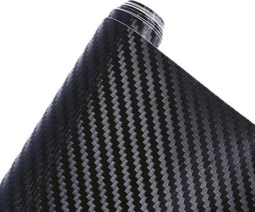 RCP-19003 Carbon Sticker Folie Zwart 17 x 24 cm