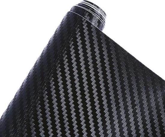 RCP-19003 Carbon Sticker Folie Zwart 17 x 24 cm