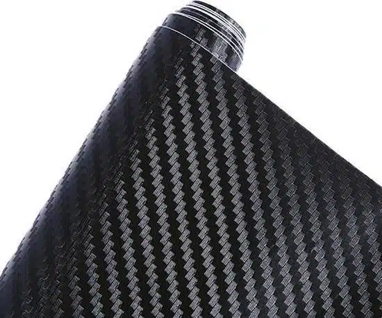 RCP-19003 Carbon Sticker Folie Zwart 17 x 24 cm