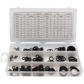 RCP-40997 Assortiment rubber O-ringen, 225 PCS
