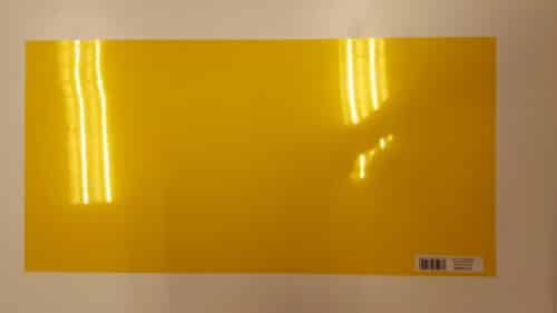 RCP-93025 Kunststof plaat geel transparant