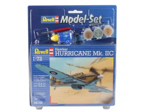 Revell 64144 Hawker Hurricane Mk.II incl lijm verf kwastje