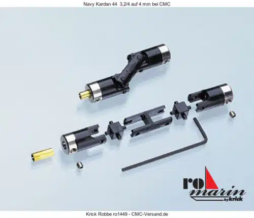 Robbe krick 1449 Navy-Kardan 3.2/4 4 mm