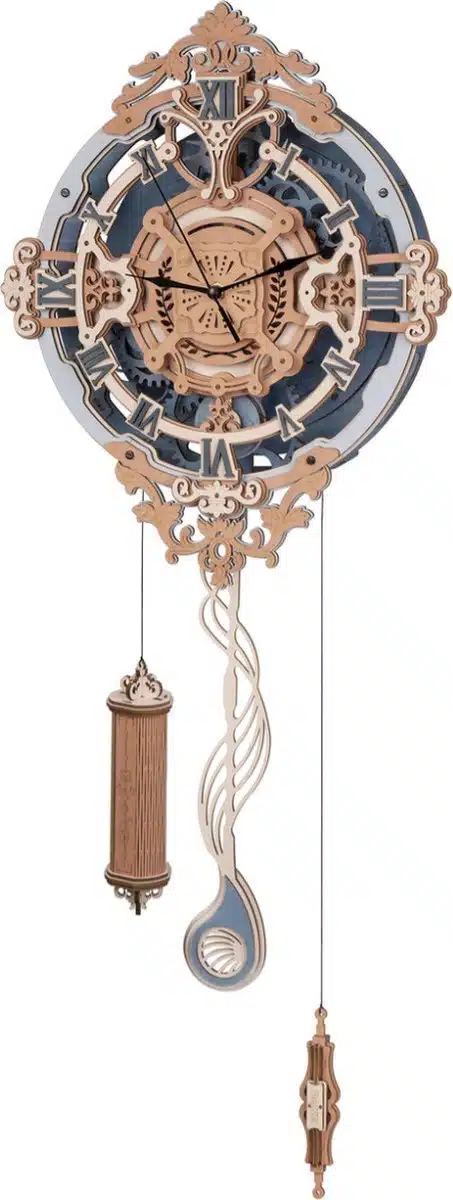 Robotime LC701 Rokr Romantic Notes Wall Clock