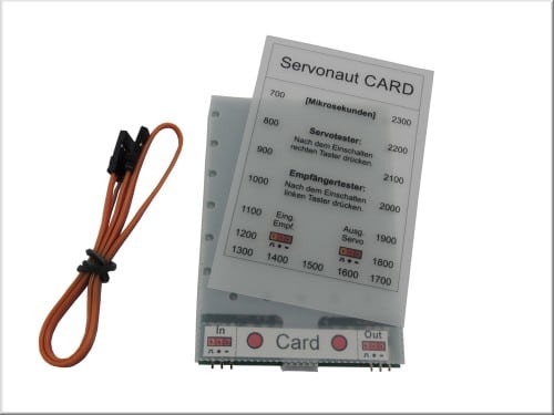 servonaut Card programmeerkaart/ Servotester