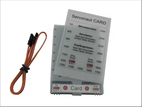 servonaut Card programmeerkaart/ Servotester