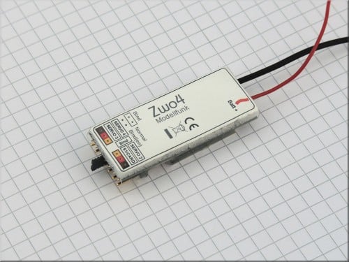 Servonaut Zwo4 R4 -4 kanalempfanger 2,4 GH