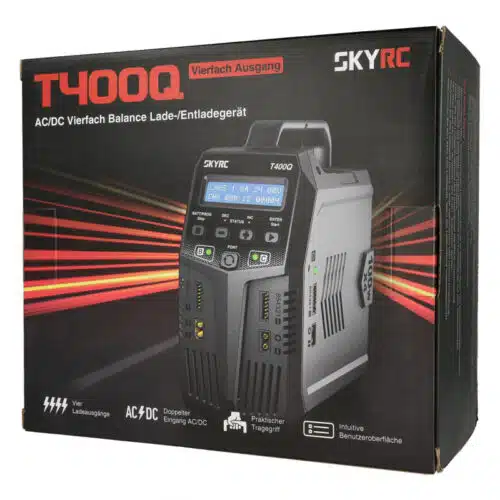 SkyRc Chargeur T400 Quattro 4x100W AC/DC SK100189-01