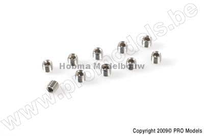 Stelschroef Met Binnenzeskant M4 X4mm 10St