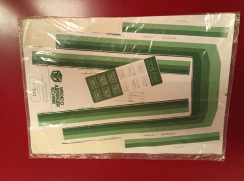 stickervel wedico groen