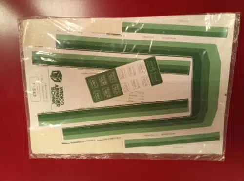 stickervel wedico groen