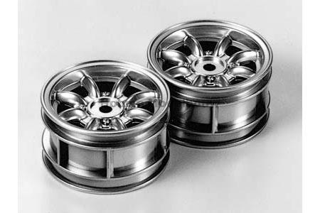 Tamiya 50676 M-chassis 8-spoke wheels 2pcs ( plated )