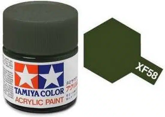 Tamiya 81358 Verf XF58 Olijf Groen mat