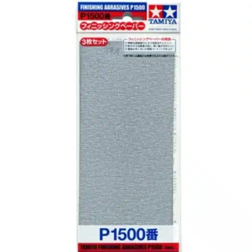 tamiya 87059 Schuurpapier 1500 63 x 228 mm 3 st