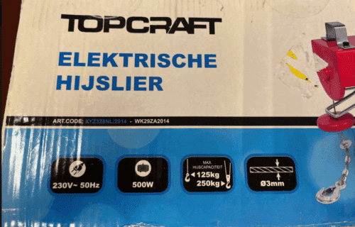 Topcraft 697 Elektrische Hijslier