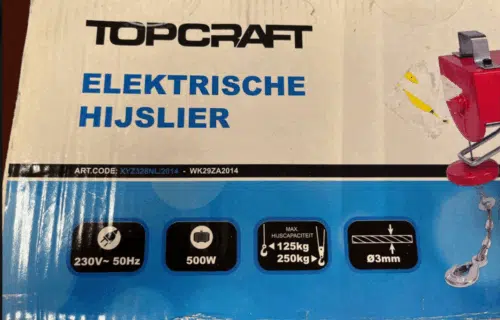 Topcraft 697 Elektrische Hijslier