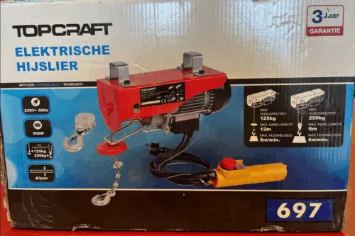 Topcraft 697 Elektrische Hijslier