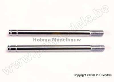 Traxxas 1664 Shock shafts, steel, chro