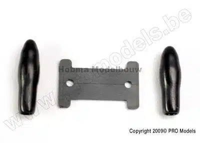 Traxxas 1926 Antenna caps, vinyl (2)/
