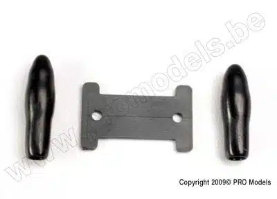 Traxxas 1926 Antenna caps, vinyl (2)/