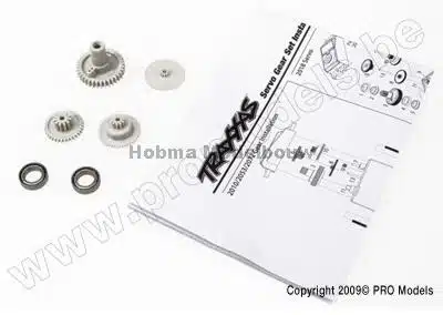 Traxxas 2072a vervangt 2072 Gears set (for 2070, 2075 servos)
