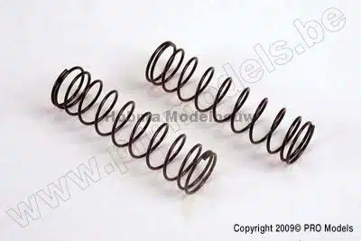 Traxxas 2457 Springs, rear (black) (2)