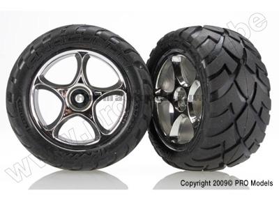 Traxxas 2478R Tires & wheels, assemble