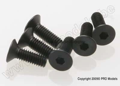 Traxxas 2542 Screws, 4x12mm countersun 6 st