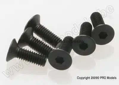 Traxxas 2542 Screws, 4x12mm countersun 6 st