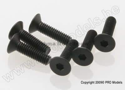 Traxxas 2546 Screws, 4x15mm countersun 6 st