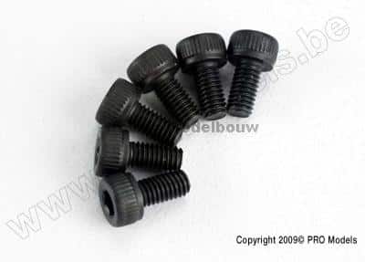 Traxxas 2554 Screws, 3x6mm cap-head ma