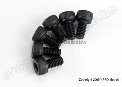 Traxxas 2554 Screws, 3x6mm cap-head ma
