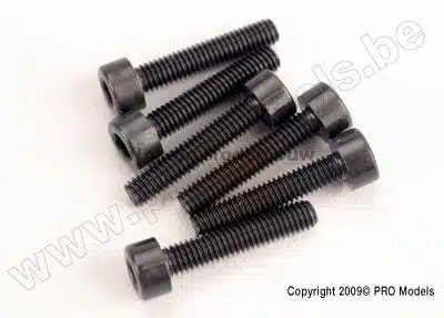 Traxxas 2586 Head screws, 3x15mm cap-h