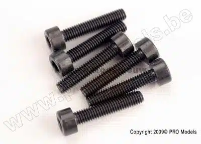 Traxxas 2586 Head screws, 3x15mm cap-h